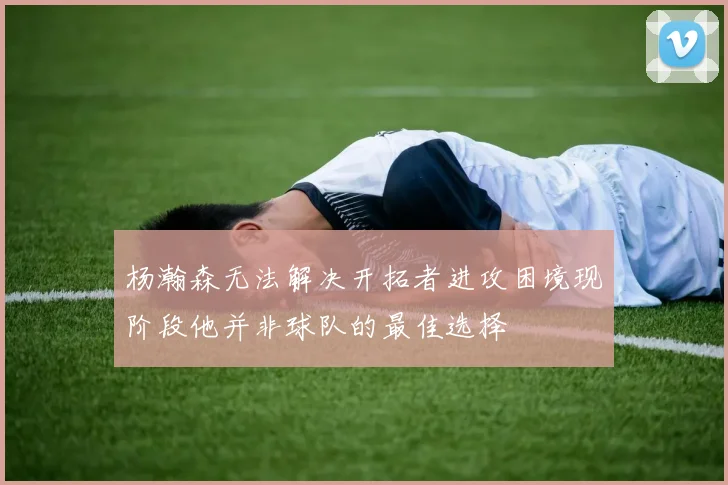 杨瀚森无法解决开拓者进攻困境现阶段他并非球队的最佳选择